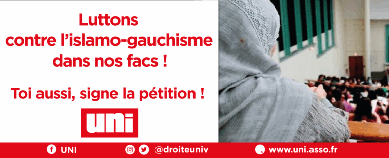 Luttons contre l&rsquo;islamo-gauchisme dans nos facs !