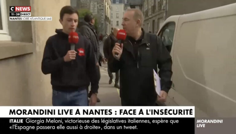 Insécurité à Nantes : l&rsquo;UNI Nantes représente la jeunesse sur CNEWS !