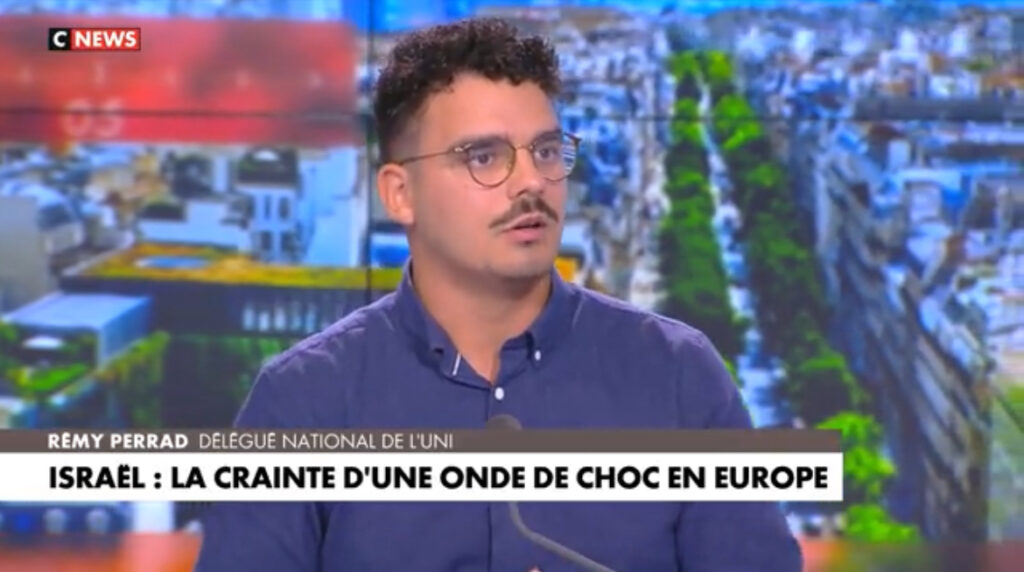 L&rsquo;UNI chez Pascal Praud pour dénoncer l&rsquo;apologie du terrorisme palestinien