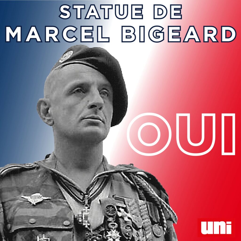Pétition de l&rsquo;UNI Lorraine: soutenons l&rsquo;installation de la statue du général bigeard à toul !