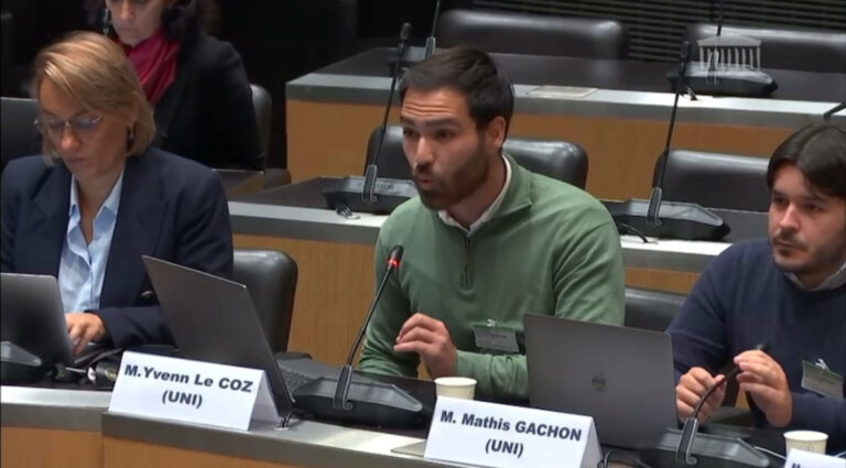 L&rsquo;UNI à l&rsquo;Assemblée nationale pour s&rsquo;exprimer sur la rentrée universitaire