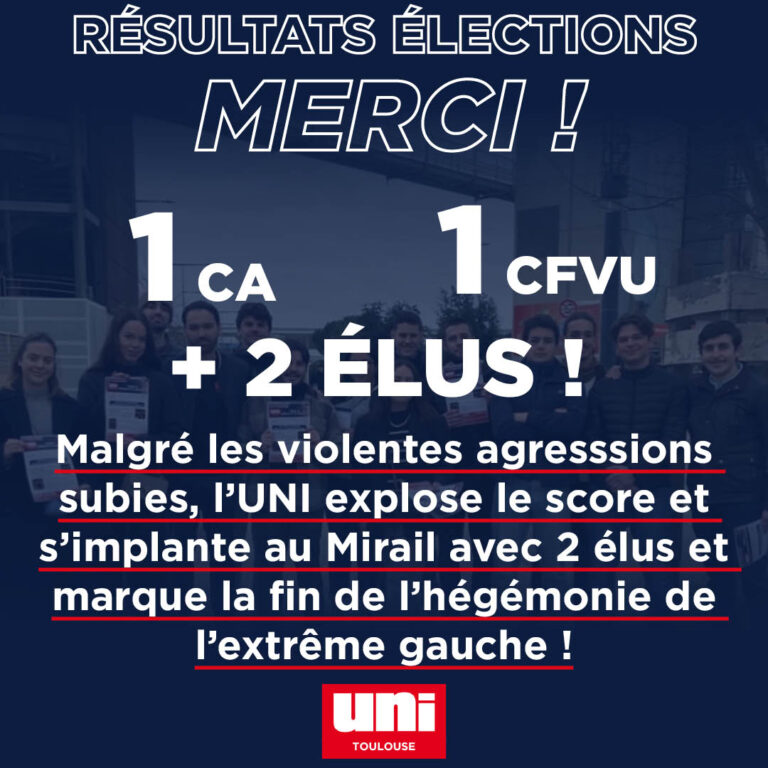 Très forte progression de l&rsquo;uni toulouse à l&rsquo;université du mirail