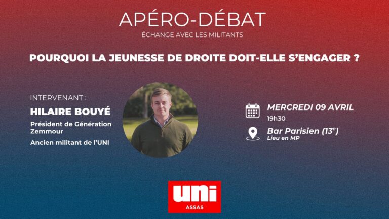 Inscription Apéro-Débat UNI Assas