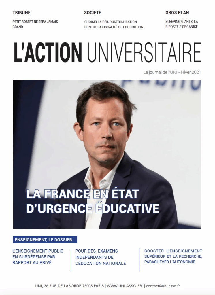La France en état d&rsquo;urgence éducative