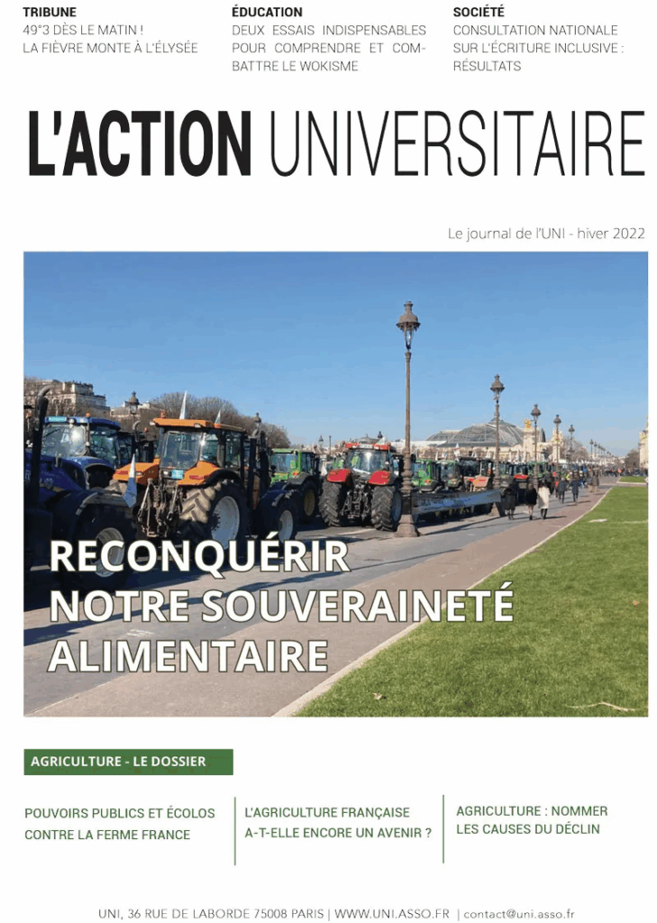 Reconquérir notre souveraineté alimentaire